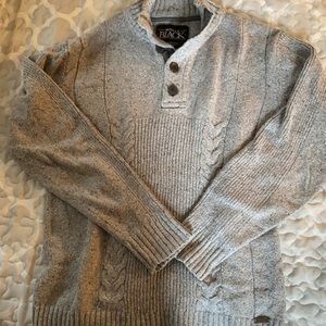 Men’s Buckle Black Sweater